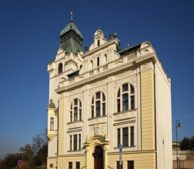 Fototapeta na wymiar City Hall of district Silesian Ostrava. Czech Republic