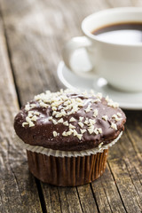 Tasty chocolate muffins.