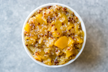 Acai Bowl / Quinoa with Tropical Fruits Mango, Papaya and Pineapple