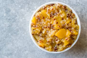Acai Bowl / Quinoa with Tropical Fruits Mango, Papaya and Pineapple