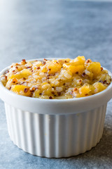 Acai Bowl / Quinoa with Tropical Fruits Mango, Papaya and Pineapple