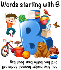 Many words starting with B © blueringmedia