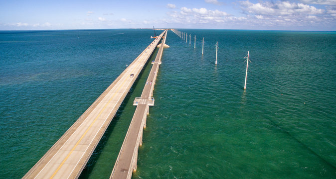 Aerial view of Overseas Heritage Trail, Florida