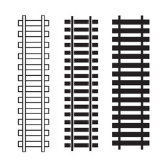 railway track- vector illustration