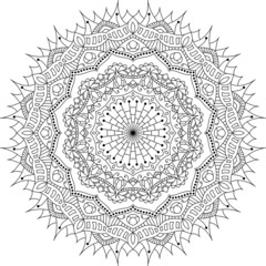 peaceful mandala vector