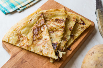 Circassian, Cherkes or Cerkes Borek with Potato called Velibah