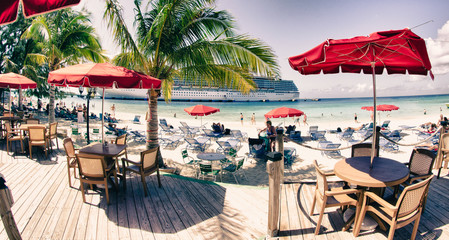 Colors of Caribbean Beach
