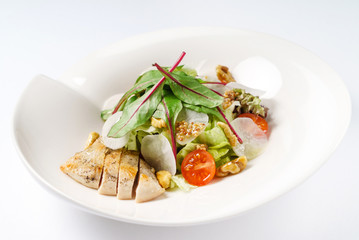 salad with chicken