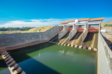 Flood, Thailand, Dam, Gate, Accidents and Disasters