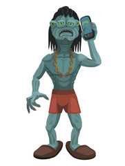 The stranger is calling from a mobile phone/ The stranger is calling from a mobile phone to make the screensaver on the phone who is calling you for a laugh for all the friends and loved ones!