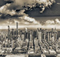 Aerial view of Midtown Manhattan, New York City