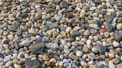 Pebbles on the beach