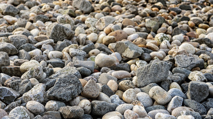 Pebbles on the beach