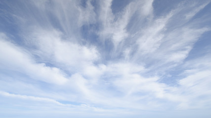 Clouds in blue sky
