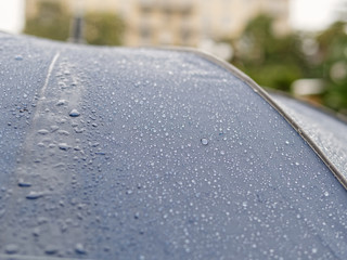 umbrella with dot of water