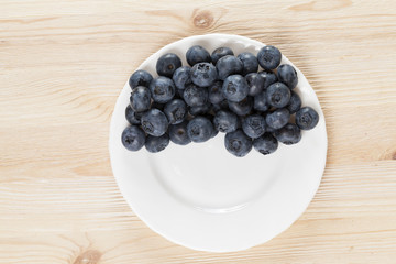 ripe blueberries