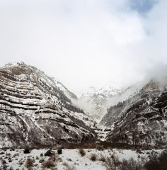 Snow Peaks Utah Winter