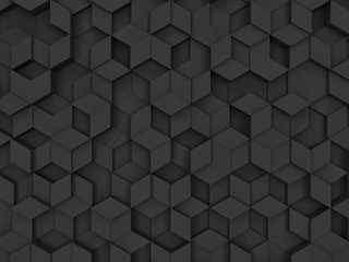 Fototapeta premium Hexagons made of rhombuses
