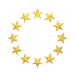 Stars in a circle shape