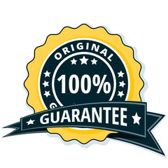 100% Original Guarantee label illustration