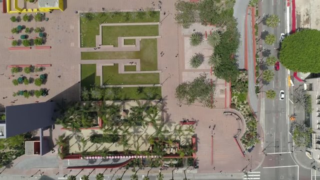 Aerial view of Pershing Square