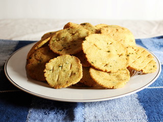 indian food fenugreek methi puri