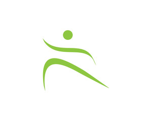 Спортивный логотип,, бег, легкая атлетика, фитнес