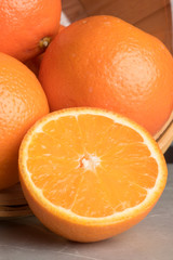 Close up of an orange