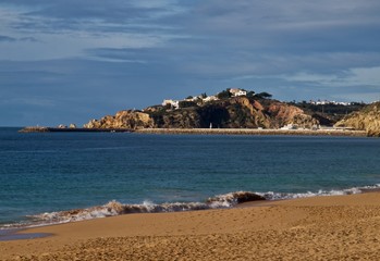 Fototapeta na wymiar Küstenlandschaft von Albufeira in Portugal