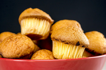 Muffins in bowl
