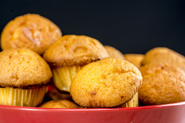 Muffins in bowl