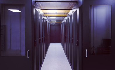 Obraz premium modern server room