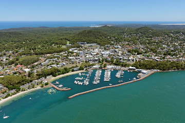 Nelson Bay looking south towards Tomaree National Park