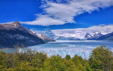 Naklejka na ściany i meble The spectacular Perito Moreno Glacier near El Calafate in Patagonia Argentina