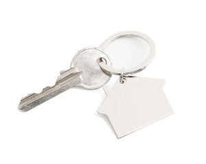 house key  isolated on white