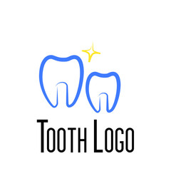 tooth logo design for dental or toothpaste product