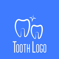 tooth logo design for dental or toothpaste product