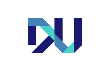 DU Ribbon Letter Logo