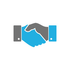 Handshake Logo Icon Design