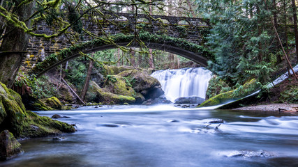 Whatcom Falls, Bellingham, Washington, USA.