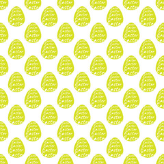 pattern with Easter eggs color. celebration. vector