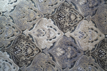 close up on the carpet texture