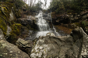 Obraz premium Hen Wallow Falls in Great Smoky Mountains National Park, Tennessee