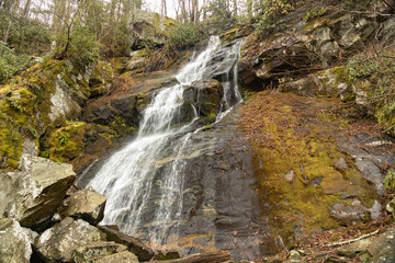 Hen Wallow Falls in Great Smoky Mountains National Park, Tennessee