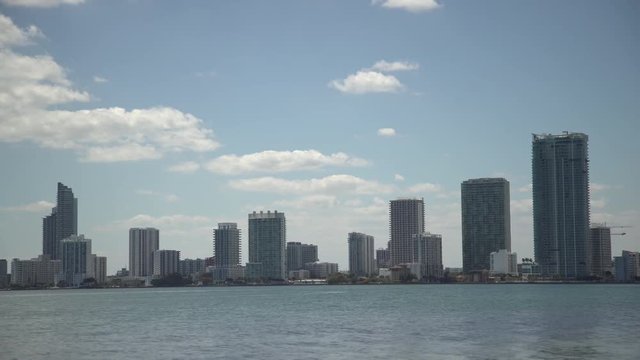 Miami cityscape with towers 
