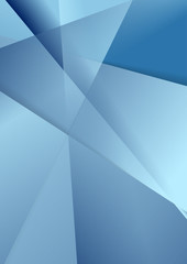 Blue abstract modern polygonal tech background
