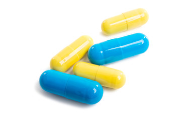 medical pills isolated