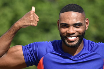 Toned Male Athlete
