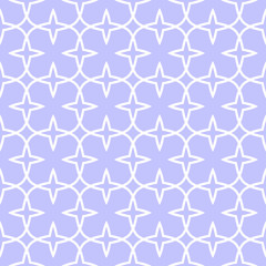 Seamless vintage pattern with quatrefoils.