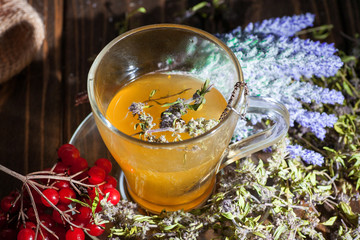 lavender and chamomile tea